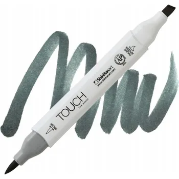 Vrták Lihová fixa TOUCH oboustranná Brush & Chisel, GG9 Green grey