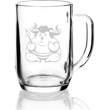 Sklenice Půllitr s motivem - VZTEKLOUN #1