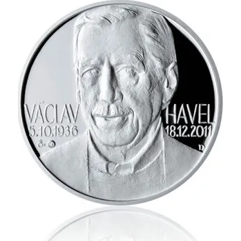 Stříbrná pamětní medaile "Václav Havel"