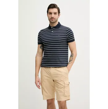Bavlněné polo tričko Tommy Hilfiger MW0MW39994 námořnická modř 59X, vel. S