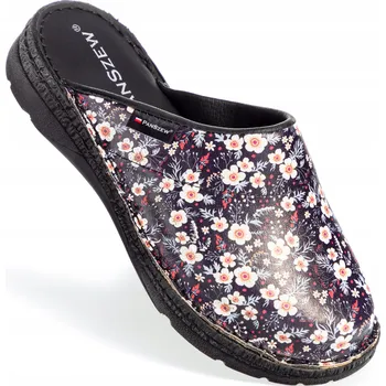 Dámské pantofle Dámské kožené Nazouváky , Dámská lékařská obuv do práce 36-41 PanSzew