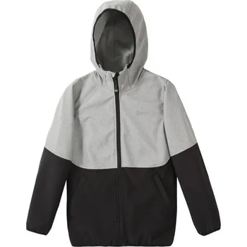 Chlapecká bunda SOFTSHELLOVÁ BUNDA ČERNO/ ŠEDÁ HXC005 VELIKOSTI 92-128 Velikost: 98/104, Barva: Černá/ šedá
