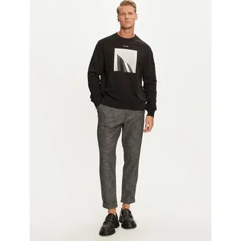 Pánská mikina Calvin Klein Mikina City Photo K10K113563 Černá Regular Fit S