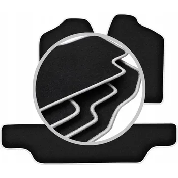 autokoberec Velurové autokoberce Wielganizator 3 ks