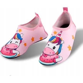 Vodácké vybavení Boty do vody pro děti s motivem jednorožce, velikost 28-29