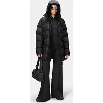 Rains Zimní bunda 15160 Černá Relaxed Fit L