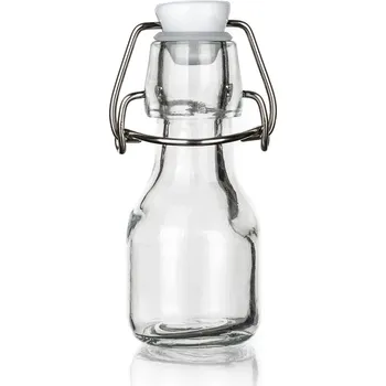 Láhev láhev s pákovým uzávěrem 70ml hranatá skleněná YARA BANQUET