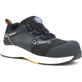 Pracovní obuv MONITOR SWEDEN Recharge Air BOA® S1P černá pánská vzdušná pracovní obuv 42