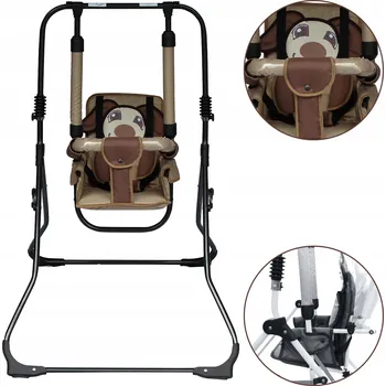 Dětská houpačka Skládací volně stojící houpačka pro děti, stabilní velká 3v1 - ideální jako dárek