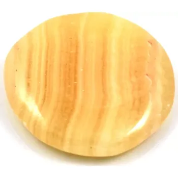 Drahý kámen Kalcit oranžový – placka č. 3