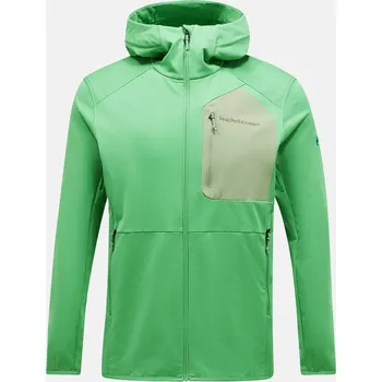 Pánská mikina MIKINA PEAK PERFORMANCE M UTILITY LIGHT ZIP HOOD PEPPERMINT