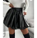 Dámská puffová koženková sukně, VELIKOST UNI ( S, M , L )