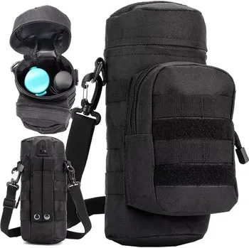Vojenská taktická brašna ROL2 (Malá vojenská cestovní brašna přes rameno, elastické popruhy, voděodolná, černá)