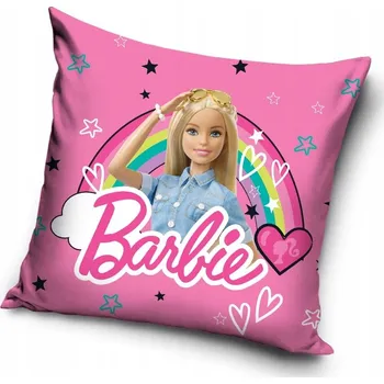 Povlak na dekorativní polštářek Povlak na polštář BARBIE 40x40 cm