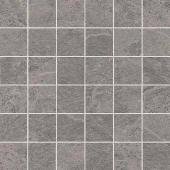 Obklad RAKO Mozaika Rako Core šedá struktura mat rektifikovaná 29,8x29,8 DDM05874 DDM05874