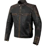 TXR Bunda na motorku Vintage hnědá XL (Pánská kožená moto bunda TXR Vintage hnědá je z jemné a extrémně pevné kozí kůže. Má odnímatelné homologované ramenní a loketní chrániče a YKK zipy.)