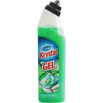 WC čistič Krystal WC gel zelený do košíčků 750 ml Zelená