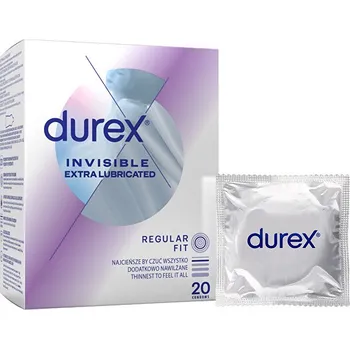 Kondom Durex Invisible Extra Lubricated 20 ks