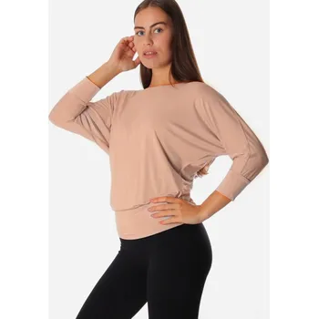 Volné tričko na jógu Naitee Powder Pink - M