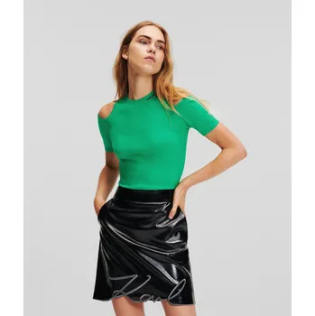 Dámský svetr SVETR KARL LAGERFELD KNIT FASHION TOP BRIGHT GREEN