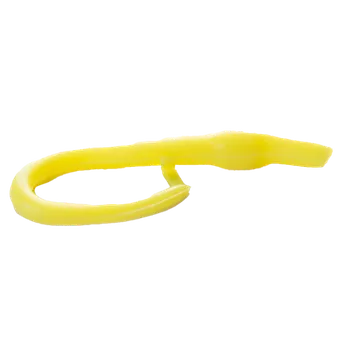 Umělá nástraha Gumová nástraha Moonky Long Worm 90mm C07 Yellow - Cheese (10ks)