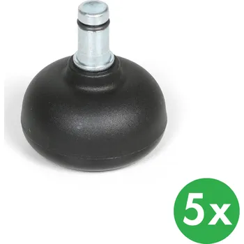 B2B Partner Kluzáky pro kancelářské židle, 50 mm, 5 ks