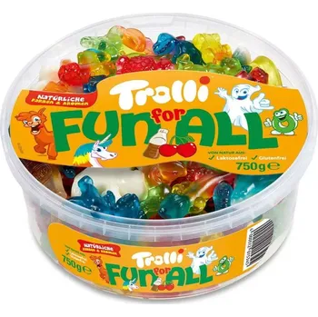 Bonbon Želé Trolli FUN 4 ALL 750 g - dóza (želé mix )