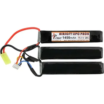 Baterie pro airsoftovou zbraň IPower Akumulátor Li-Po 1450mAh 11,1V 20C [IPOWER]