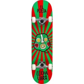 Zabezpečení domácnosti Skateboard Enuff Lucha Libre 7.75" Červeno-Zelený