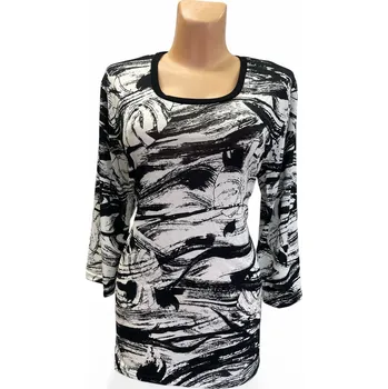 Halenka HANIČKA, Barva Černá, Velikost XXXL56, Materiál 96% Viskoza 4% Lycra