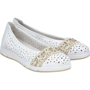 Dámské baleríny Rieker L3062-80 bílá, vel. 40