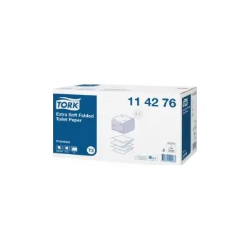 Toaletní papír Toaletní papír Tork Premium extra jemný,skládaný,celuloza, 2 vrstvy, bílý, T3