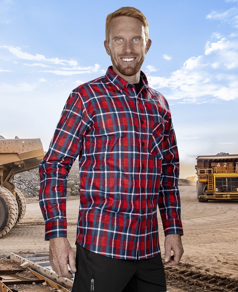 Ardon Flanelová košile ARDON®JONAH červená Velikost: 2XL