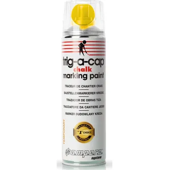 Barva ve spreji B2B Partner Křídový sprej TRIG-A-CAP CHALK, žlutý