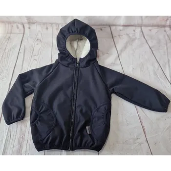 Chlapecká bunda Yháček Softshellová bunda s beránkem Yháček, Černá Velikost: 80