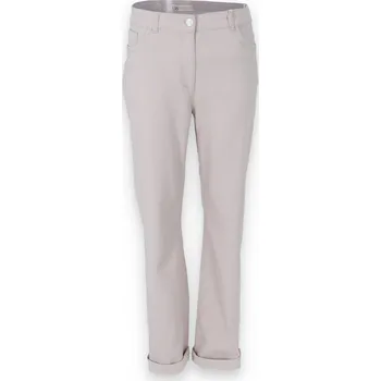 Dámské kalhoty Kalhoty dámské Abgs 3982 barva: béžová, velikost: 46