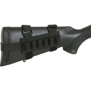 Airsoft 8FIELDS Sumka na pažbu na brokovnicové náboje - Black [8FIELDS]