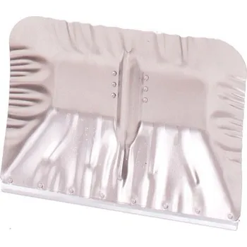 Hrablo na sníh Vyhrnovač sněhu hliníkový, zahnutý, dřevěná násada 49x120cm