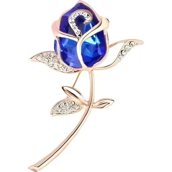 Brož Gaira® Brož Květ 3458, Barva modrá