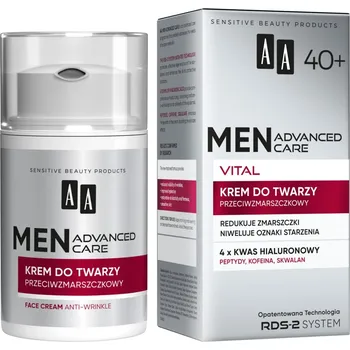 Pleťový krém AA MEN ADVANCED CARE VITAL 40+ Pleťový krém proti vráskám 50 ml