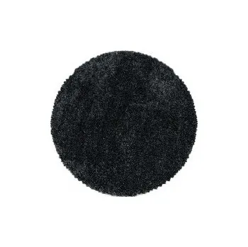Koberec Hans Home Kusový koberec Fluffy Shaggy 3500 anthrazit kruh - 160x160 (průměr) kruh