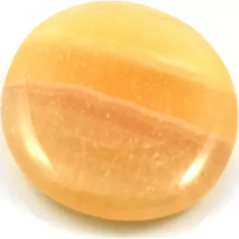 Drahý kámen Kalcit oranžový – placka č. 1