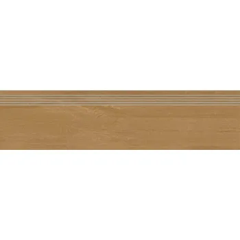 Dlažba RAKO Schodovka Rako Plank hnědá struktura mat rektifikovaná 29,8x119,8 DCPVD895 DCPVD895