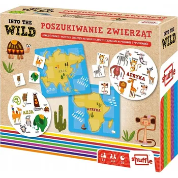 Desková hra Společenská hra HLEDÁNÍ ZVÍŘAT Adamigo