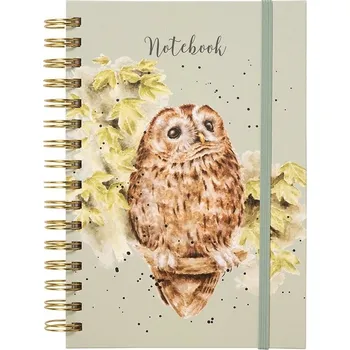 Blok Kroužkový blok Wrendale Designs "Treetops", A5, 90 l., linkovaný - Sova