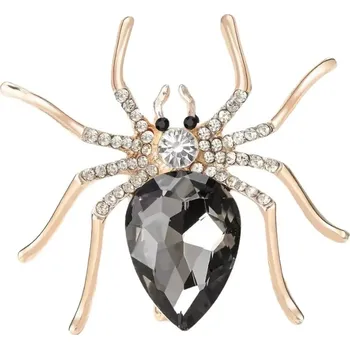 Brož Gaira® Brož Pavouk 312934 Gold, Barva šedá