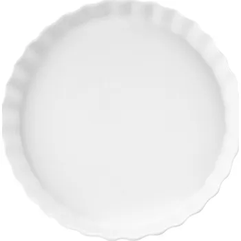 Forma na pečení KERAMICKÁ forma kulatá na pečení koláčů a quiche, průměr 24,5 cm