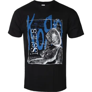 Pánské tričko Tričko metal pánské Korn - Issues Tracklist - HYBRIS - PS-1-KORN005-H56-11-BK