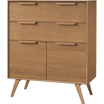 Komoda Komoda Leo 15 II 105 cm dub Rustikal karamelový