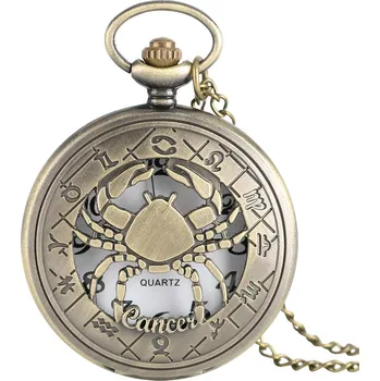 Gaira® Kapesní hodinky Zvěrokruhu 308475, Znamení zvěrokruhu Rak